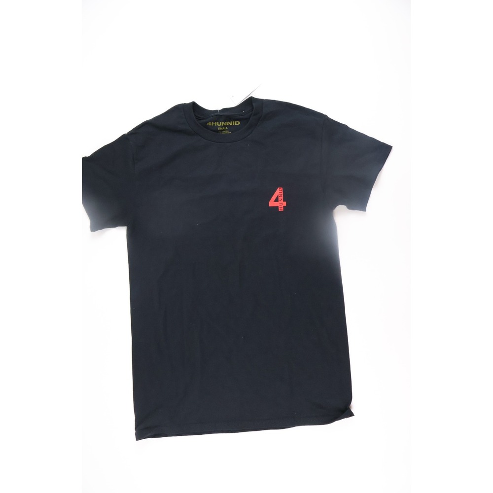4Hunnid Mens T-Shirt Good Sex No Stress Black Graphic Small NWT
